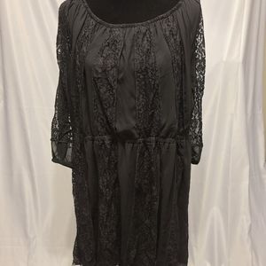 Lane Bryant Off Shoulder Lace Peasant Dress